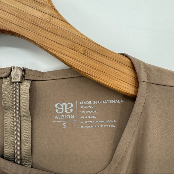 Albion Fit Going Places Dress in Tan Size S - Picture 4 of 10